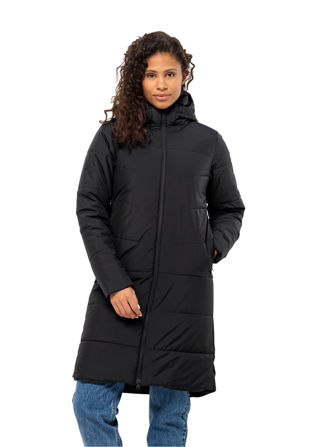 Jack Wolfskin Wintermantel Damen Deutzer Coat Women S schwarz black von Jack Wolfskin