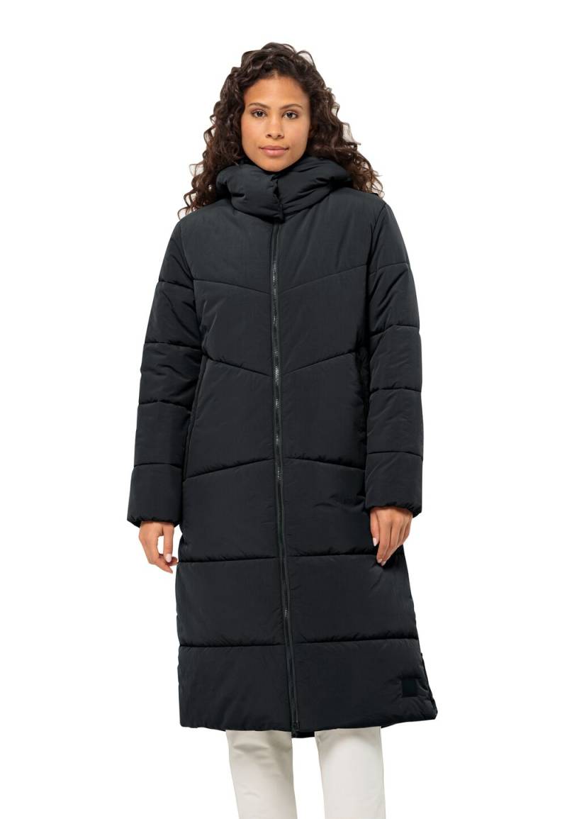 Jack Wolfskin Wintermantel Damen Karolinger Long Coat Women S phantom Phantom von Jack Wolfskin