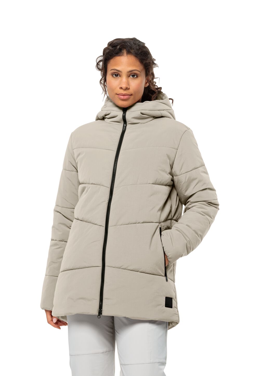 Jack Wolfskin Wintermantel Damen Karolinger Long Jacket Women L seal seal von Jack Wolfskin