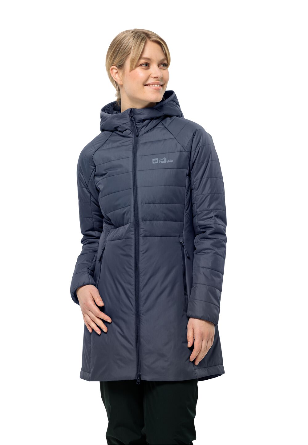 Jack Wolfskin Wintermantel Damen Lapawa Ins Coat Women L graphite Graphite von Jack Wolfskin