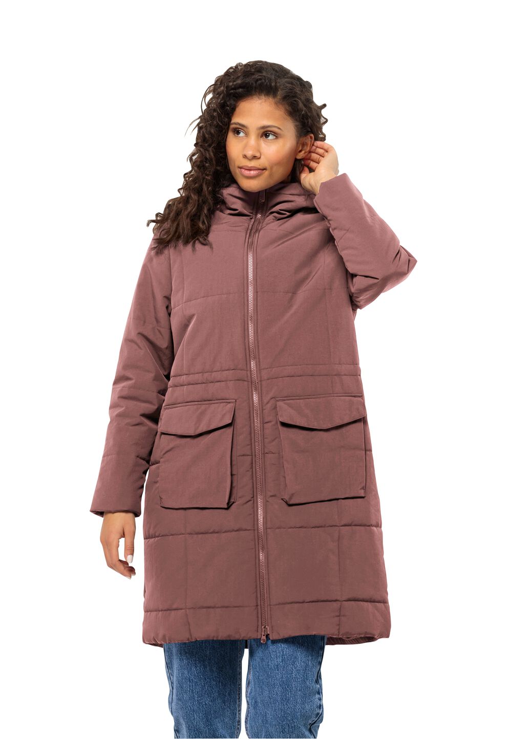 Jack Wolfskin Wintermantel Damen White Frost Parka Women M afterglow afterglow von Jack Wolfskin