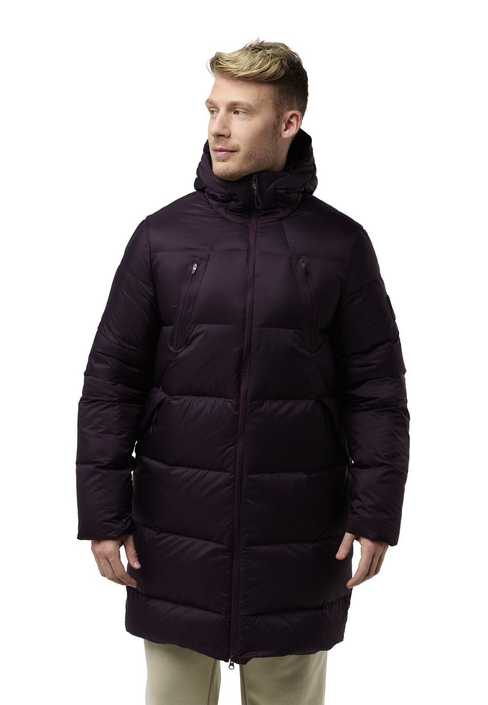 Jack Wolfskin Wintermantel Herren Wandermood Down Parka Men L midnight plum midnight plum von Jack Wolfskin