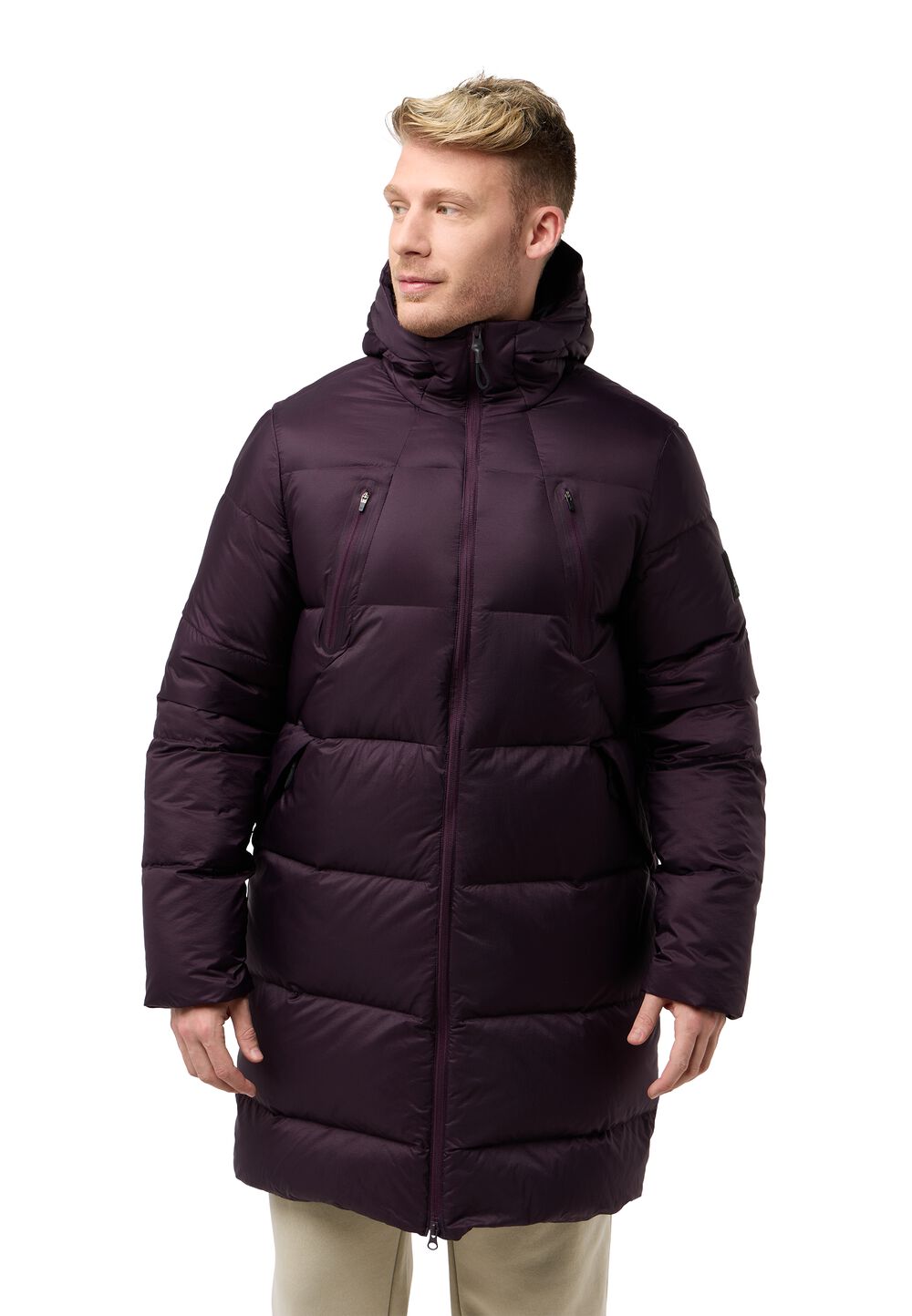 Jack Wolfskin Wintermantel Herren Wandermood Down Parka Men RDS 2XL midnight plum midnight plum von Jack Wolfskin