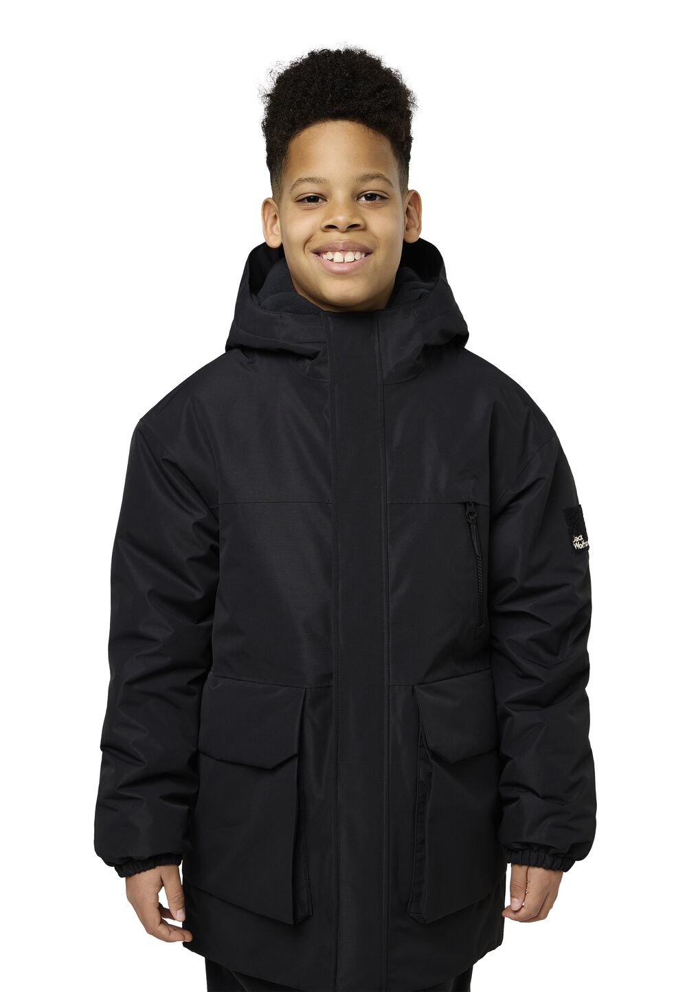 Jack Wolfskin Wintermantel Teenager Teen 2L Ins Parka Youth L granite black granite black von Jack Wolfskin