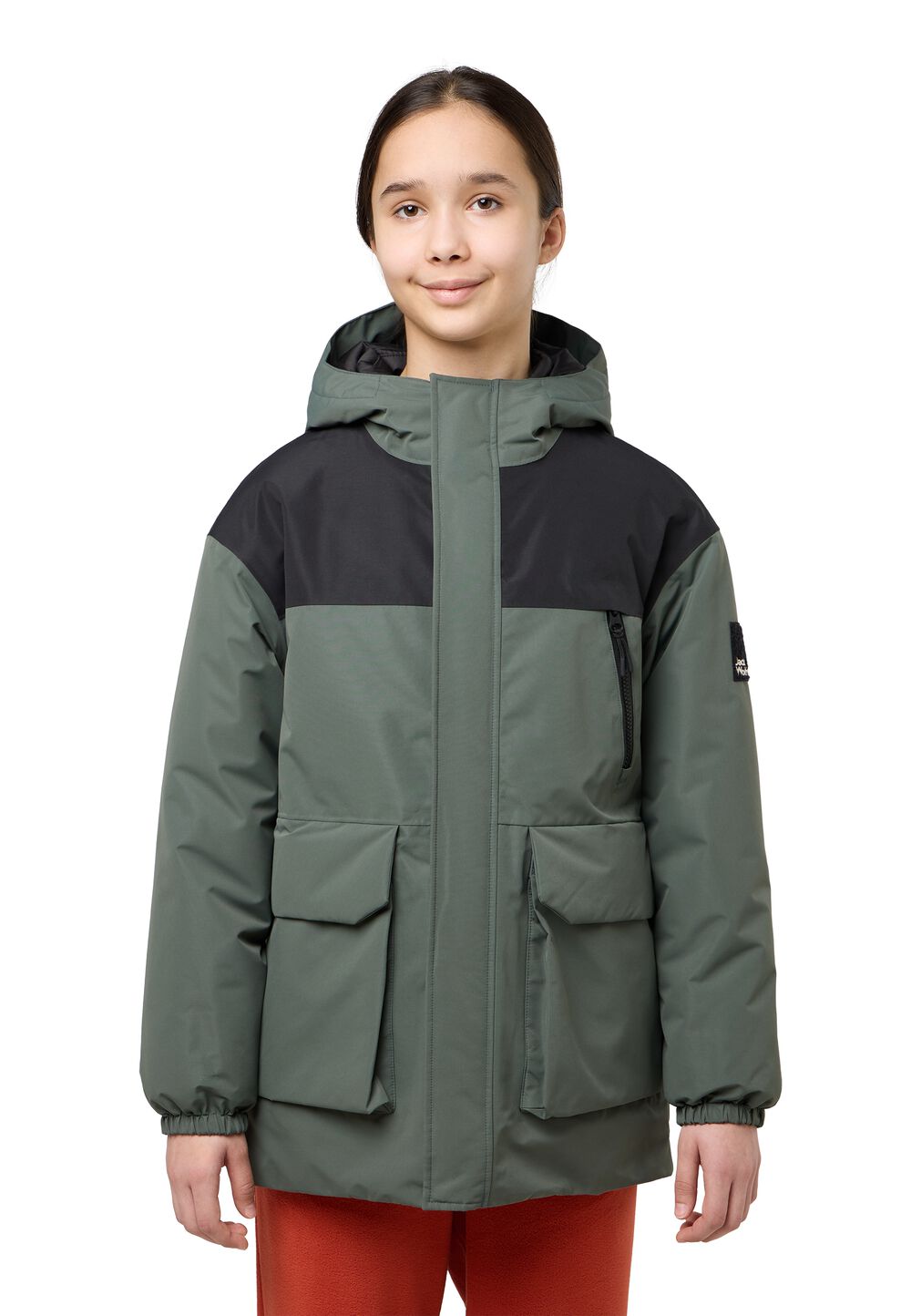 Jack Wolfskin Wintermantel Teenager Teen 2L Ins Parka Youth L slate green slate green von Jack Wolfskin