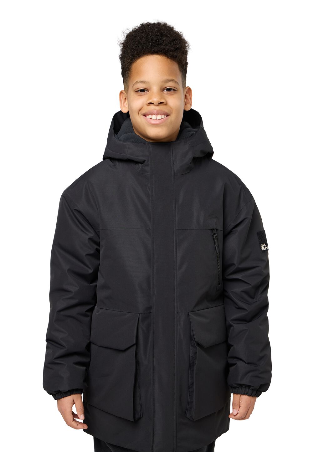 Jack Wolfskin Wintermantel Teenager Teen 2L Ins Parka Youth XS granite black granite black von Jack Wolfskin