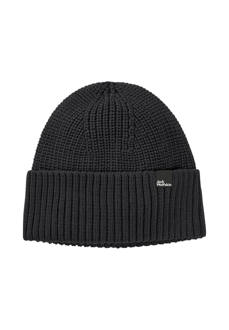 Jack Wolfskin Wintermütze Damen Schwansee Beanie Women One Size black black von Jack Wolfskin