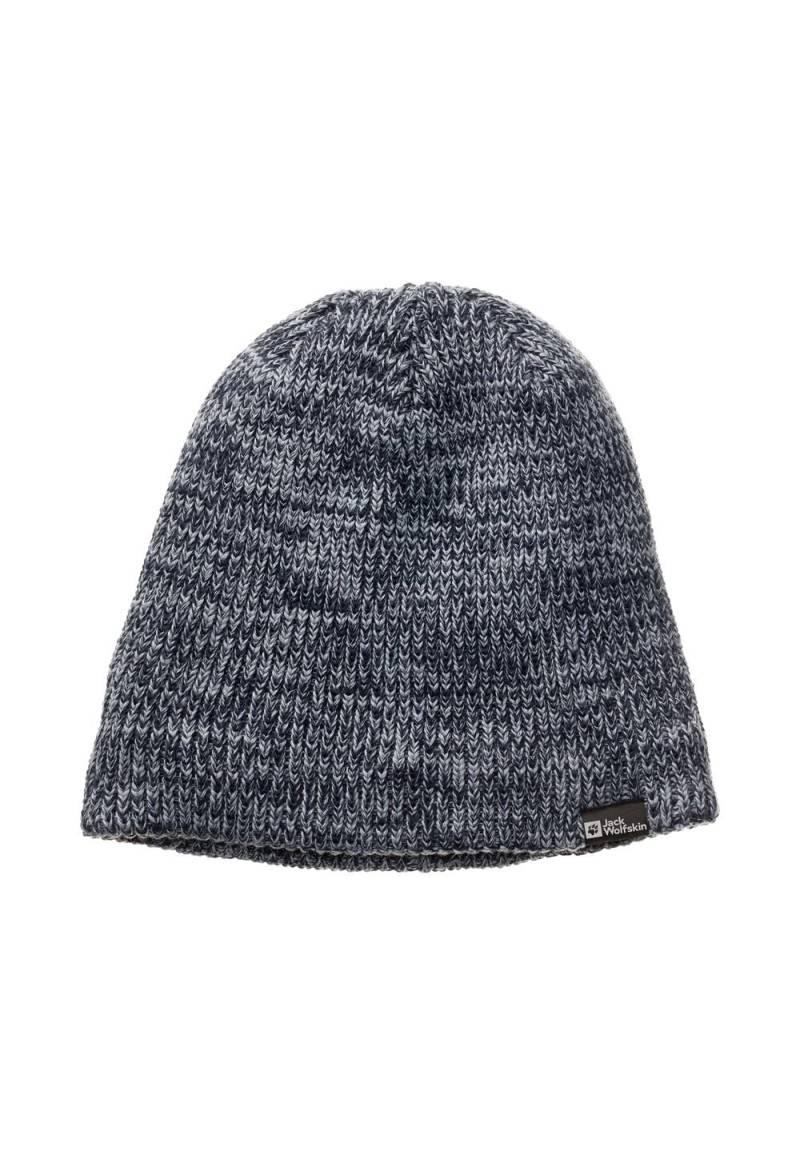 Jack Wolfskin Wintermütze Feldberg Beanie L blau night blue von Jack Wolfskin