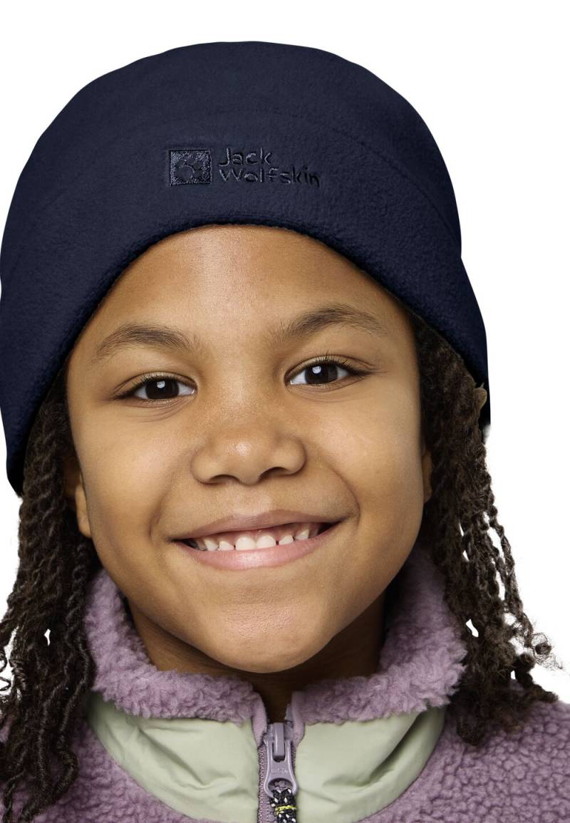 Jack Wolfskin Wintermütze Kinder Real Stuff Beanie Kids One Size blau night blue von Jack Wolfskin