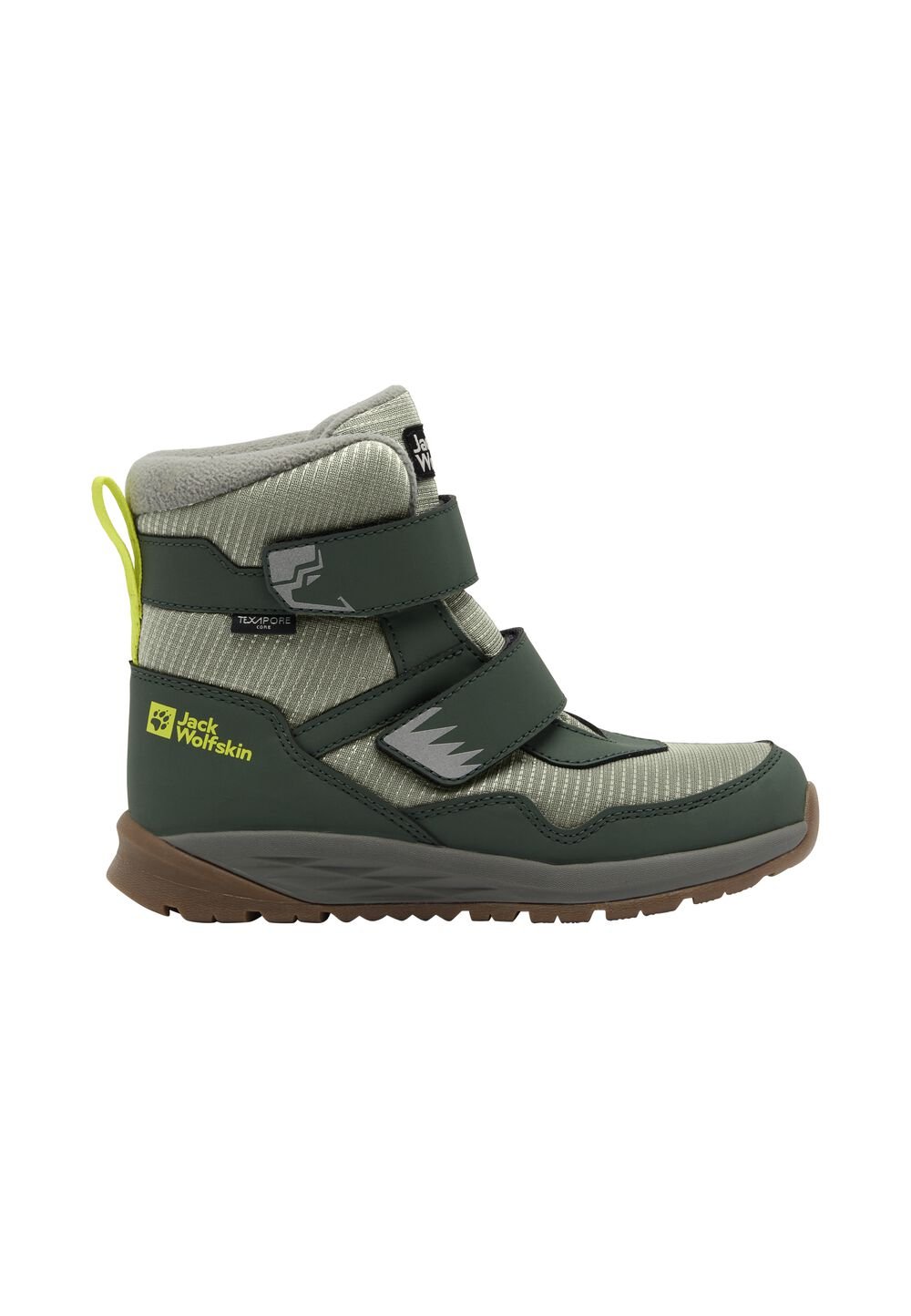 Jack Wolfskin Winterschuhe Kinder Polar Bear-b Texapore Mid VC Kids 31 slate green slate green von Jack Wolfskin