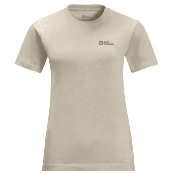 Jack Wolfskin - Women's Essential T - T-Shirt Gr M grau/beige von Jack Wolfskin