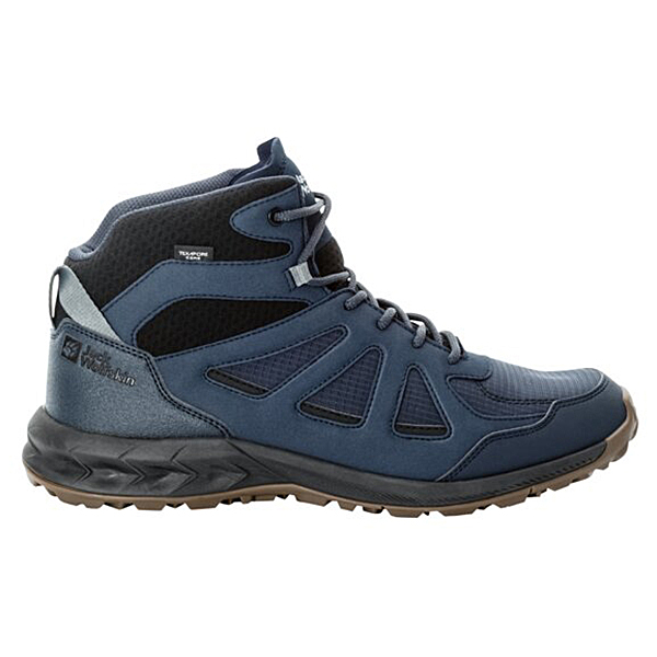 Jack Wolfskin - Woodland 2 Texapore Mid - Wanderschuhe Gr 40,5 blau von Jack Wolfskin