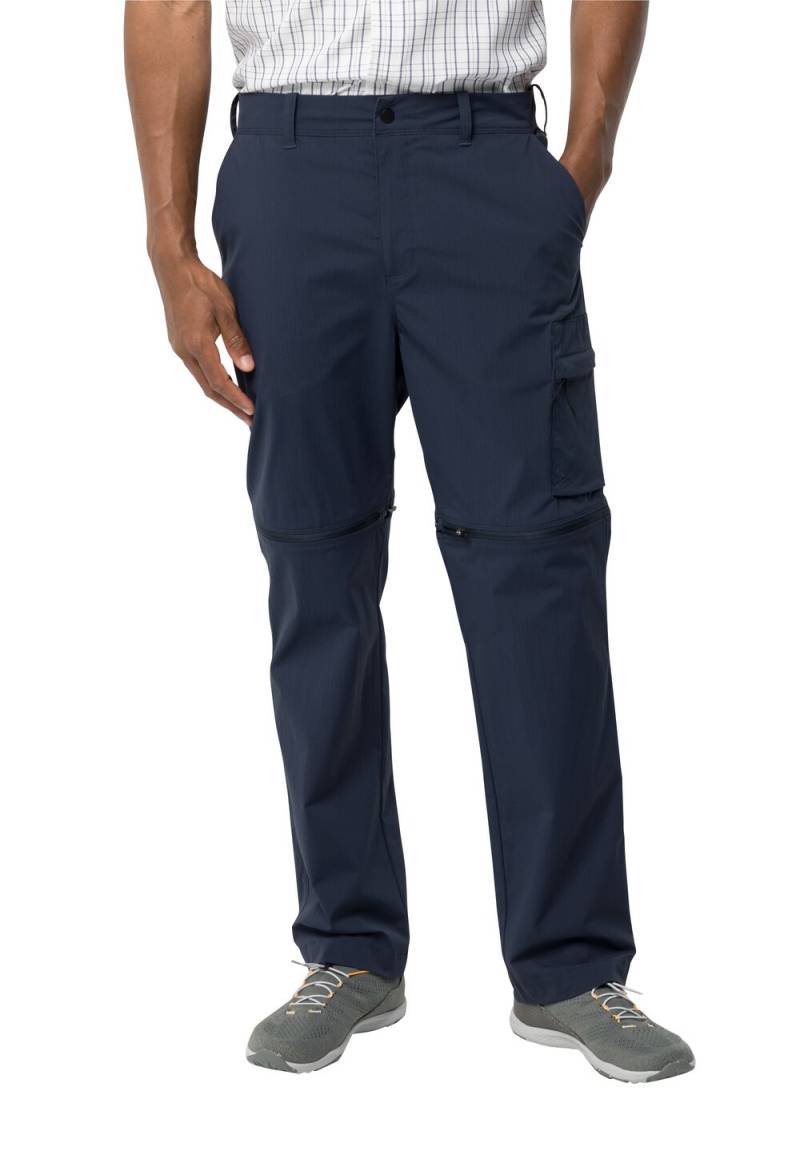 Jack Wolfskin Zip-Off Hose Herren Wanderthirst Zip Pants Men 48 blau night blue von Jack Wolfskin