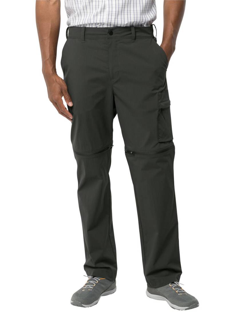 Jack Wolfskin Zip-Off Hose Herren Wanderthirst Zip Pants Men 50S granite black granite black von Jack Wolfskin