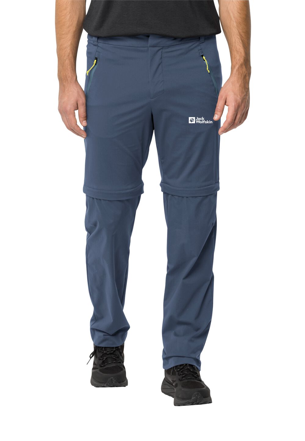 Jack Wolfskin Zip-Off Wanderhose Herren Glastal Zip Off Pants Men 46 evening sky Evening Sky von Jack Wolfskin