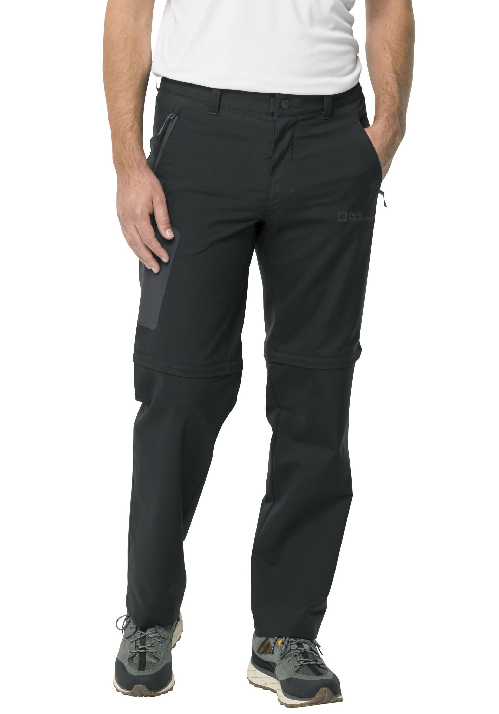 Jack Wolfskin Zip-off-Hose »ACTIVE TRACK ZIP OFF M«, lange Hose und Shorts in einem von Jack Wolfskin