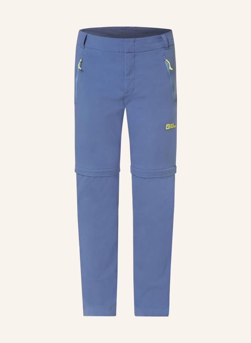 Jack Wolfskin Zipp-Off-Hose Glastal blau von Jack Wolfskin