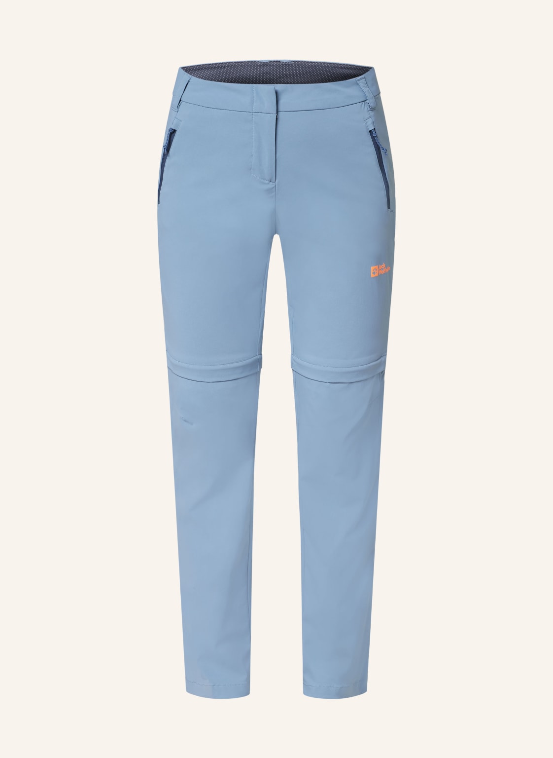 Jack Wolfskin Zipp-Off-Hose Glastal blau von Jack Wolfskin