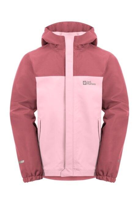 Kinder Regenjacke Tucan Mädchen Pink 152 von Jack Wolfskin