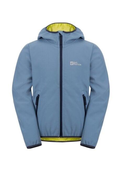 Kinder Softshelljacke Fourwinds Jungen Blau 164 von Jack Wolfskin