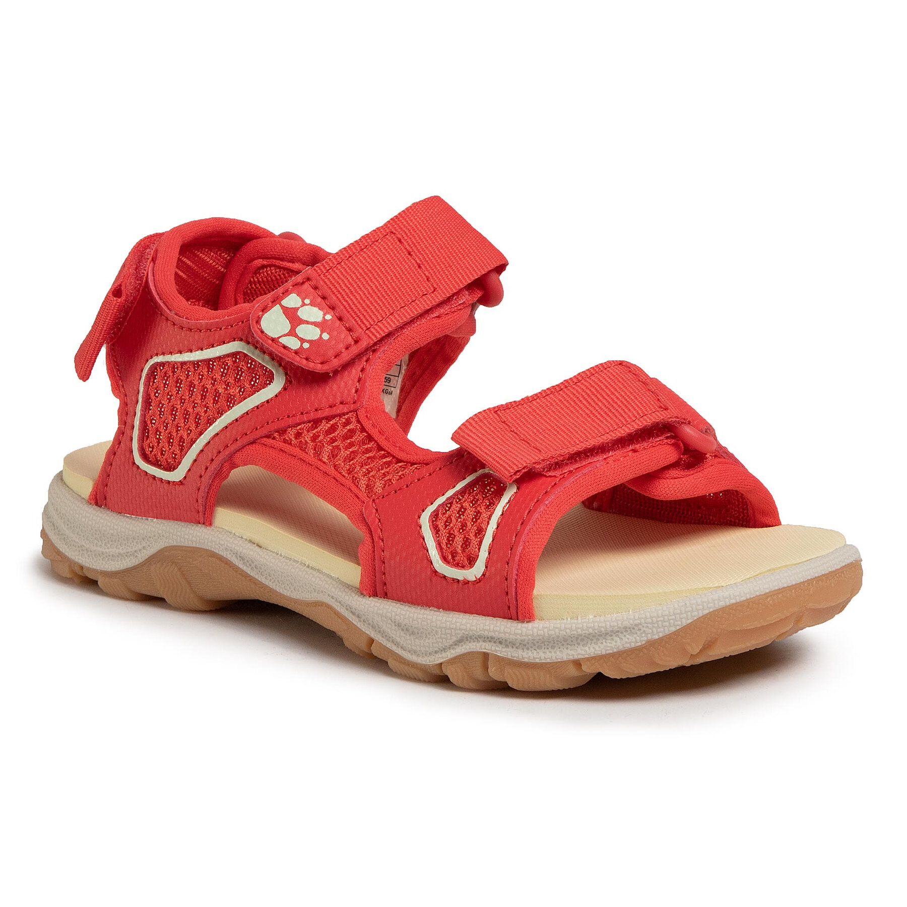 Sandalen Jack Wolfskin Taraco Beach Sandal K 4039531 S Rot von Jack Wolfskin