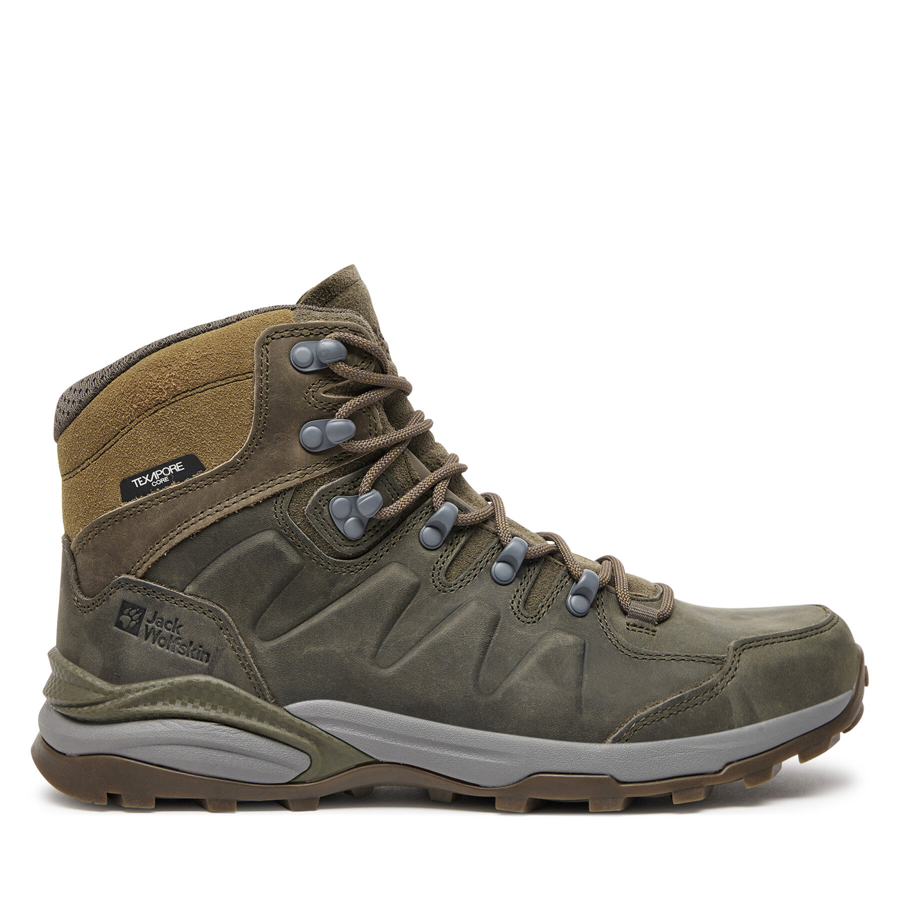 Trekkingschuhe Jack Wolfskin Refugio Prime Texapore Mid M 4059691 Braun von Jack Wolfskin