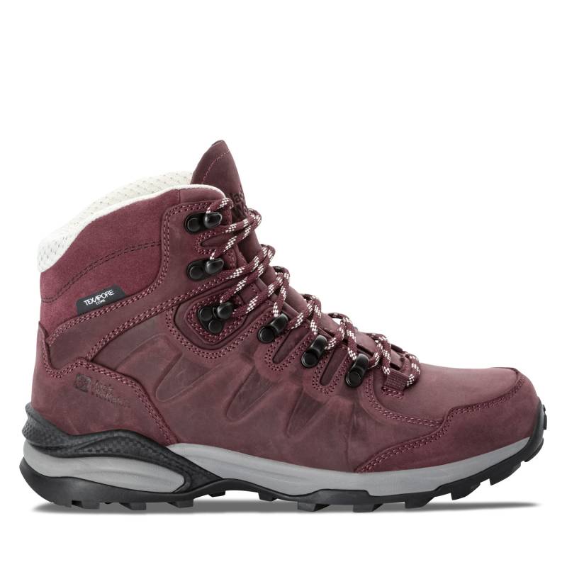 Trekkingschuhe Jack Wolfskin Refugio Prime Texapore Mid W 4059701 Dunkelrot von Jack Wolfskin