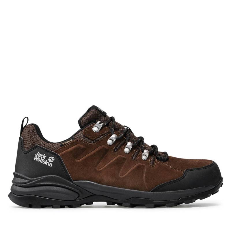 Trekkingschuhe Jack Wolfskin Refugio Texapore Low M 4049851 Braun von Jack Wolfskin