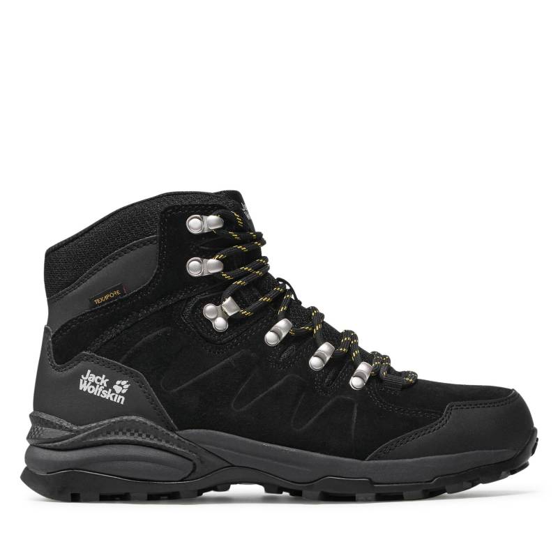 Trekkingschuhe Jack Wolfskin Refugio Texapore Mid M 4049841 Schwarz von Jack Wolfskin