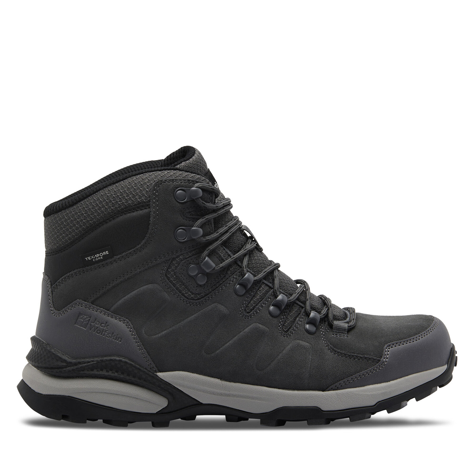 Trekkingschuhe Jack Wolfskin Refugio Texapore Mid M 4049851 Grau von Jack Wolfskin