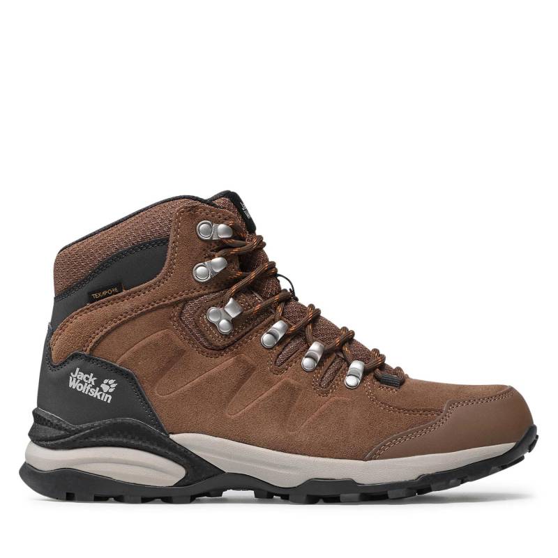 Trekkingschuhe Jack Wolfskin Refugio Texapore Mid W 4050871 Braun von Jack Wolfskin