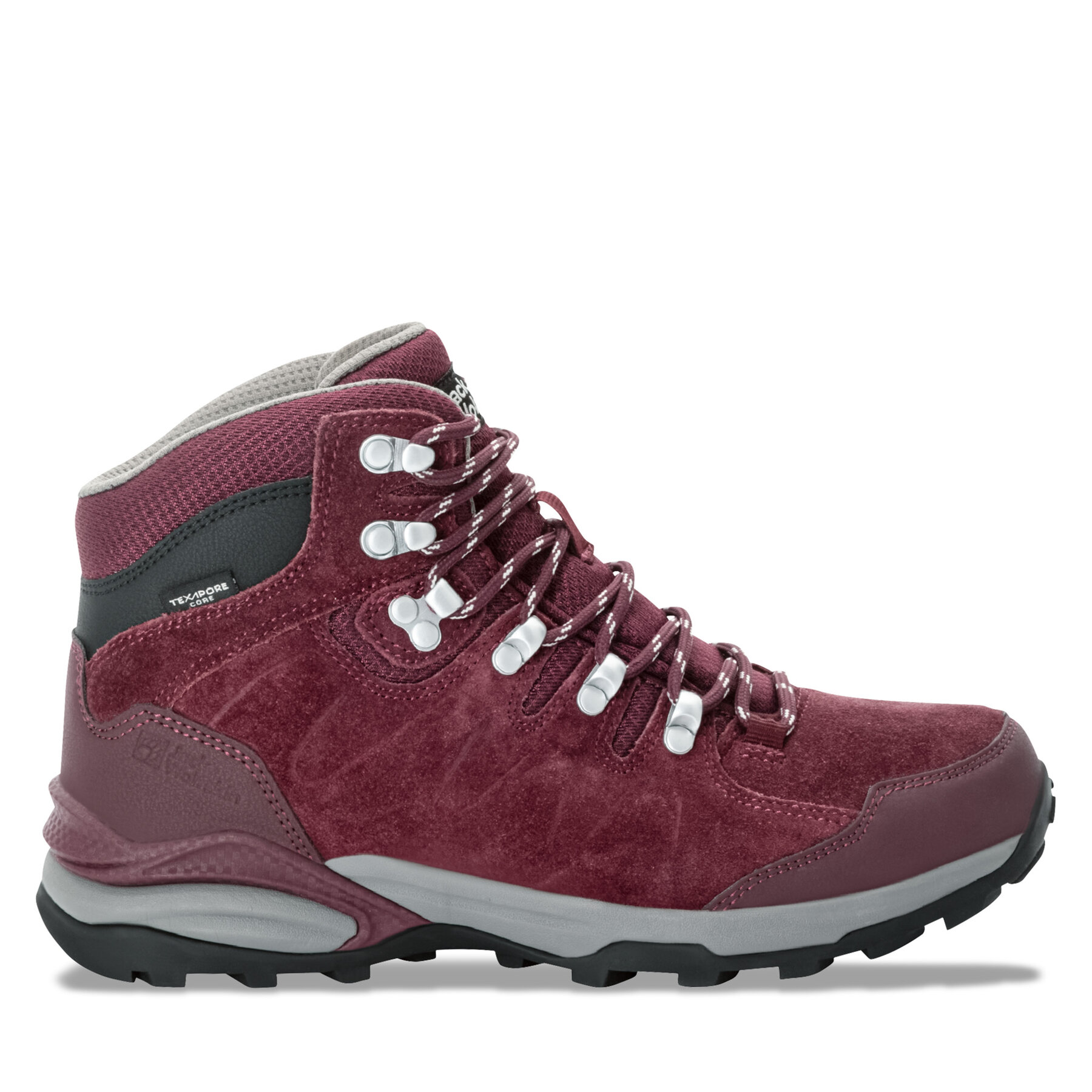 Trekkingschuhe Jack Wolfskin Refugio Texapore Mid W 4050871 Dunkelrot von Jack Wolfskin