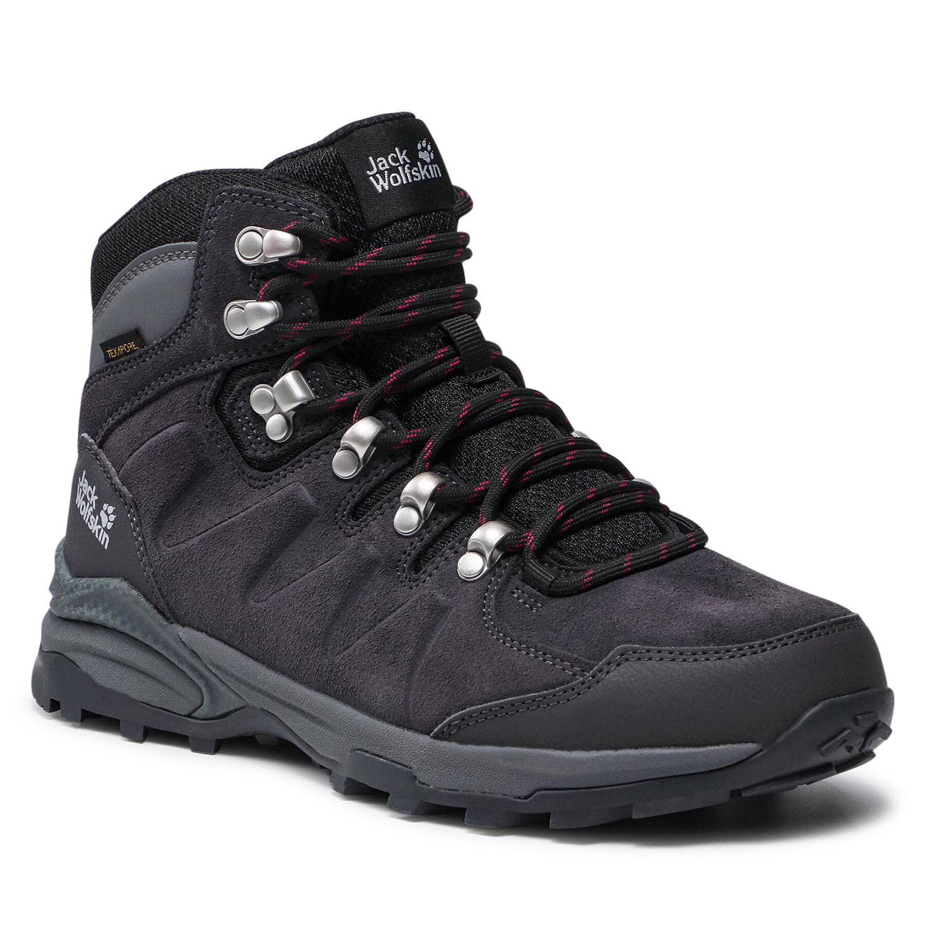 Trekkingschuhe Jack Wolfskin Refugio Texapore Mid W 4050871 Grau von Jack Wolfskin