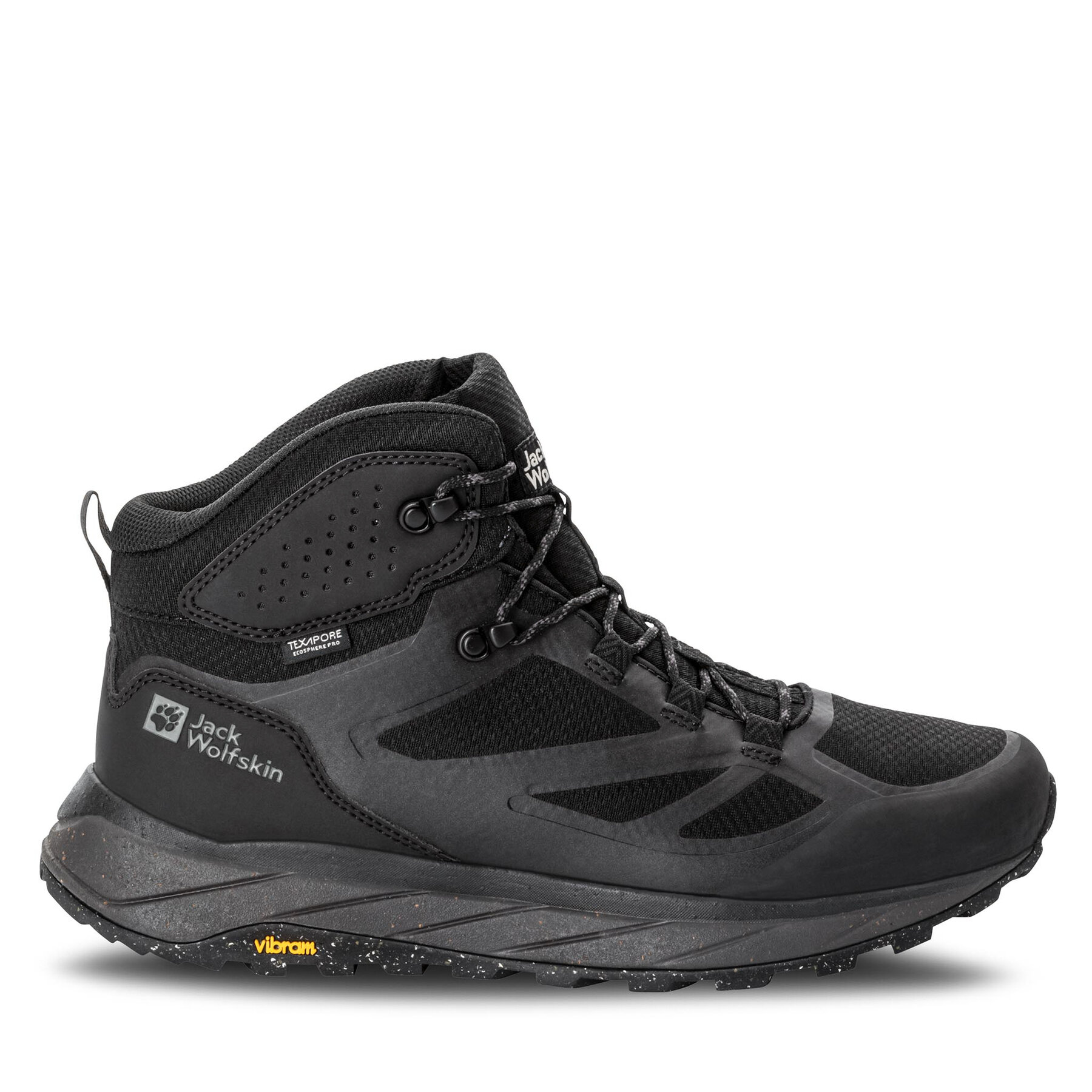 Trekkingschuhe Jack Wolfskin Terraventure Texapore Mid M 4051521 Schwarz von Jack Wolfskin