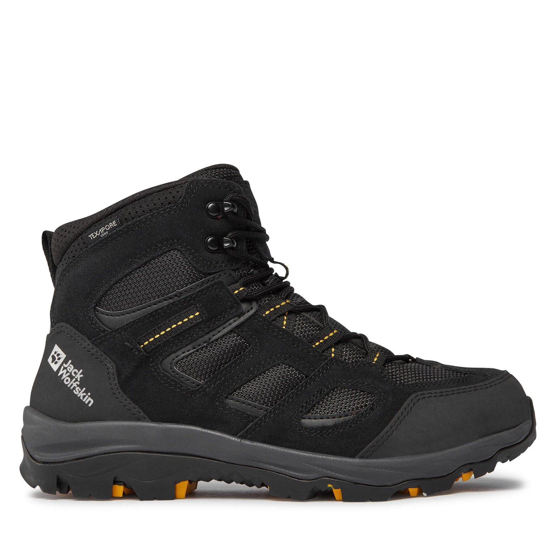 Trekkingschuhe Jack Wolfskin Vojo 3 Texapore Mid M 4042462 Schwarz von Jack Wolfskin