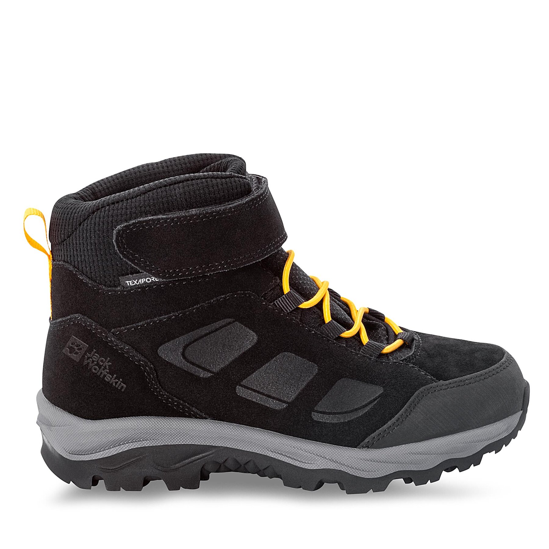 Trekkingschuhe Jack Wolfskin Vojo Lt Texapore Mid K 4054021 Schwarz von Jack Wolfskin