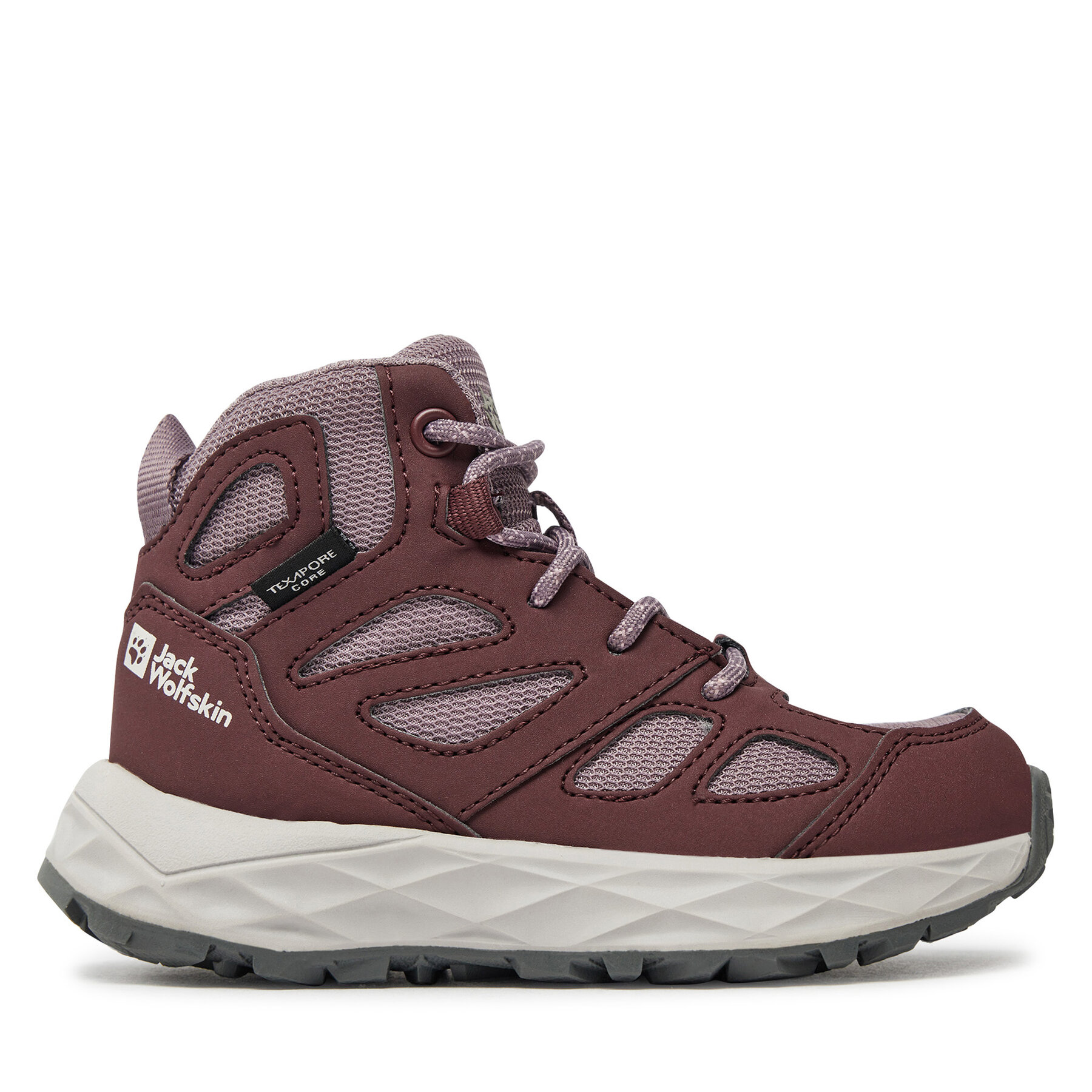 Trekkingschuhe Jack Wolfskin Woodland 2 Texapore Mid K 4059831 Dunkelrot von Jack Wolfskin