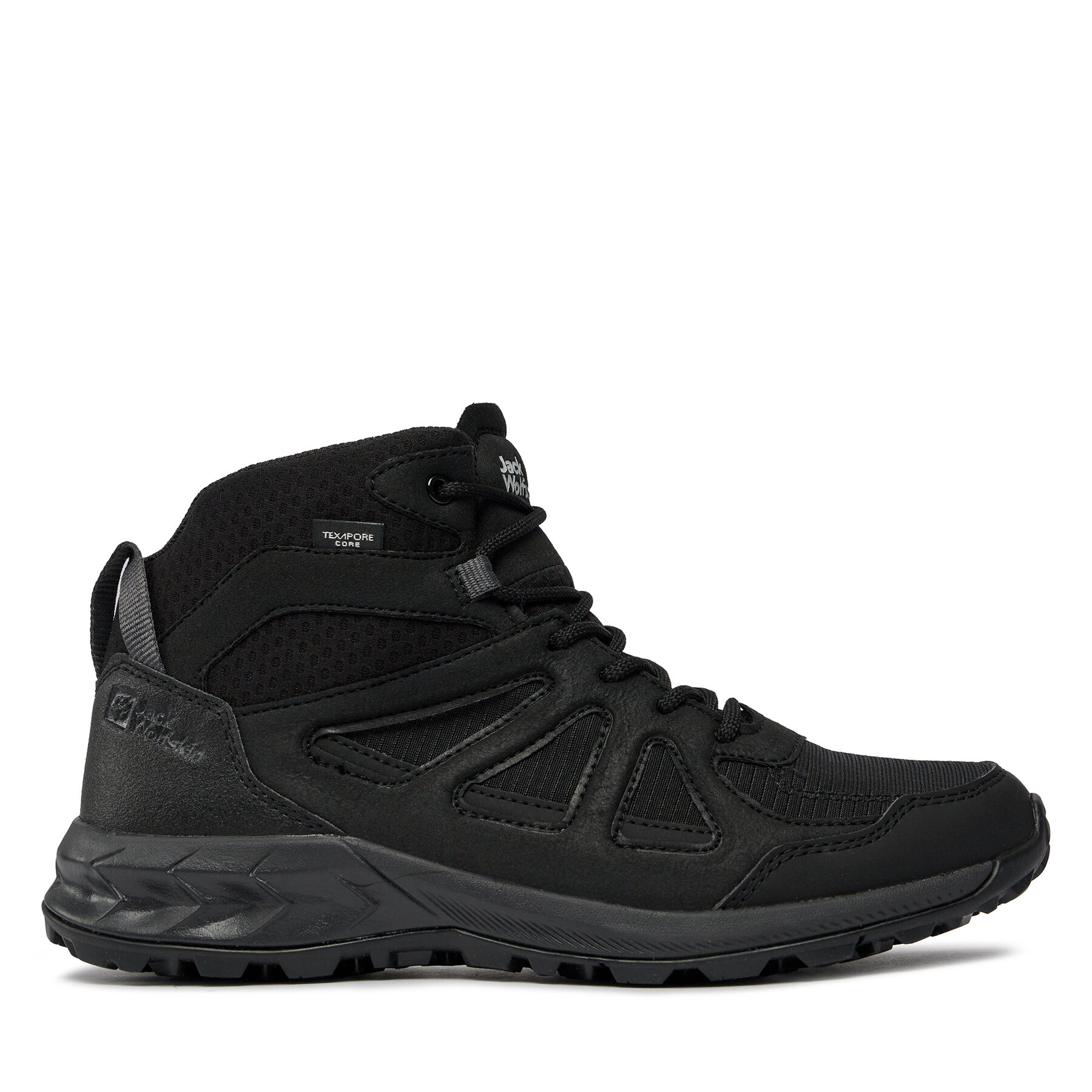 Trekkingschuhe Jack Wolfskin Woodland 2 Texapore Mid M 4051261 Schwarz von Jack Wolfskin