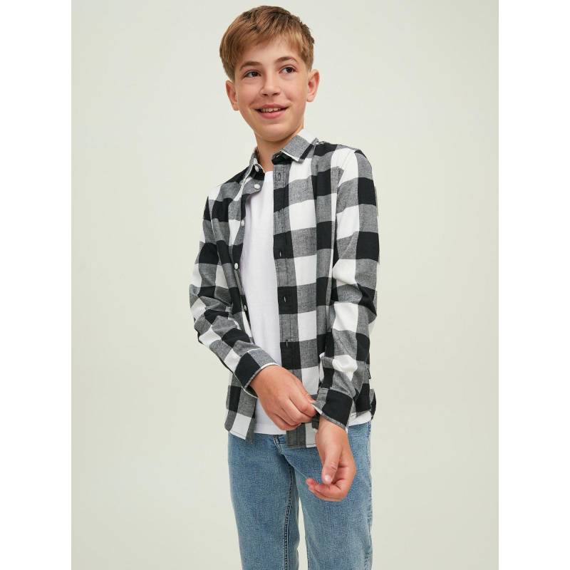 Hemd, Langarm Jungen Weiss  128 von Jack & Jones Junior