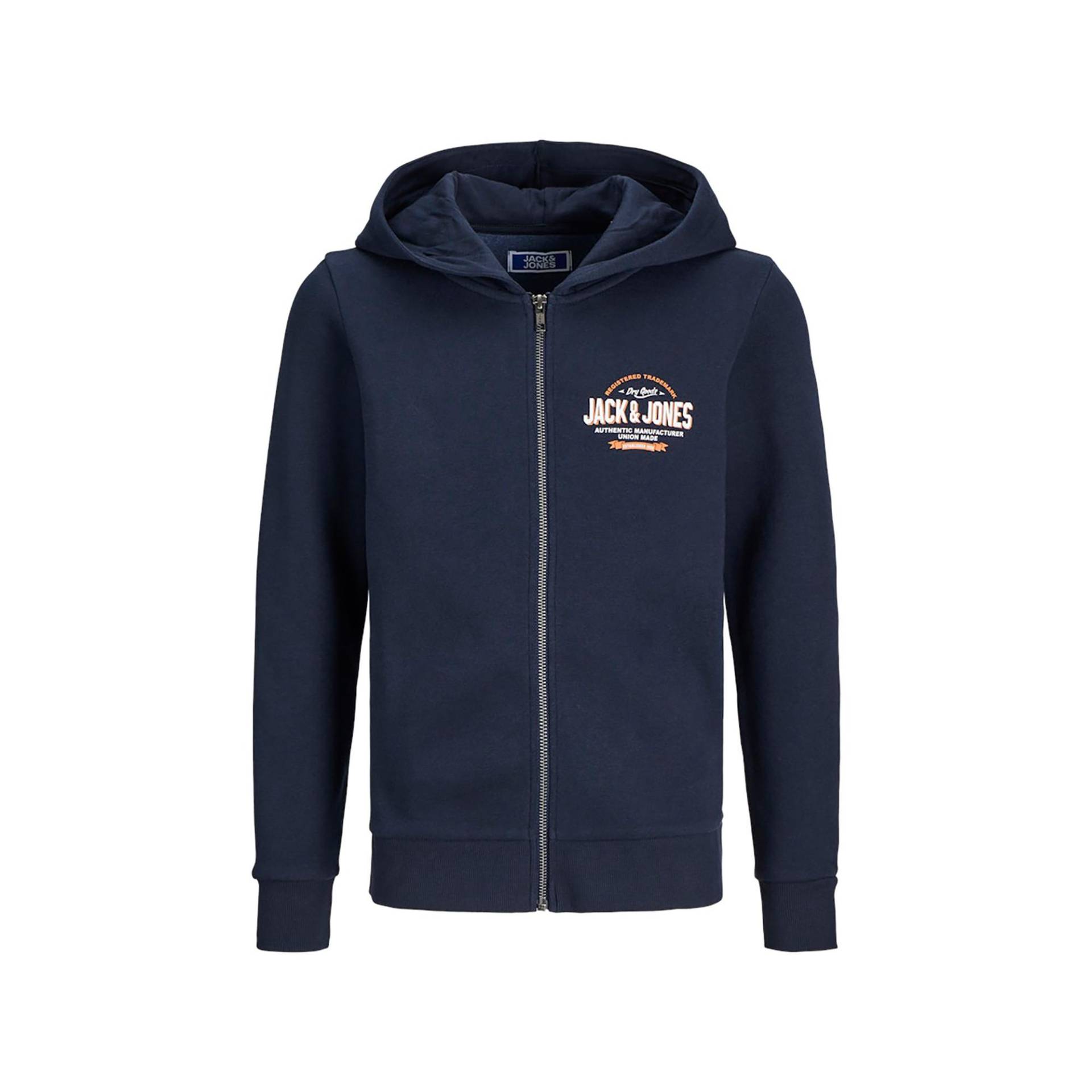 Hoodie Mit Reissverschluss Jungen Marine 140 von Jack & Jones Junior