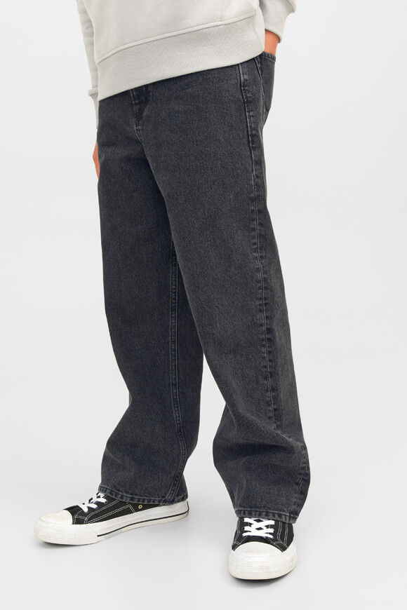 Jack & Jones Junior Alex Baggy Fit Jeans | Black Denim | Jungen  | 140 von Jack & Jones Junior