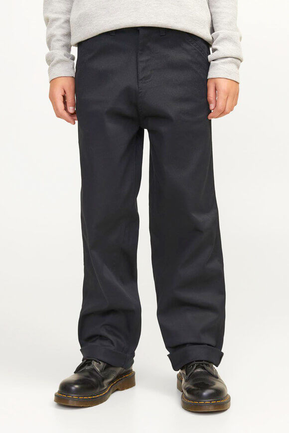 Jack & Jones Junior Alex Clean Wide Leg Worker Hose | Black | Jungen  | 146 von Jack & Jones Junior