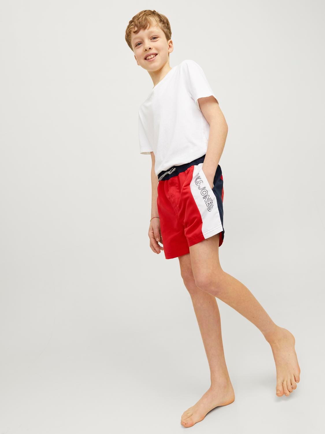 Jack & Jones Junior Badeshorts »JPSTFIJI JJSWIM COLORBLOCKING LY JNR« von Jack & Jones Junior