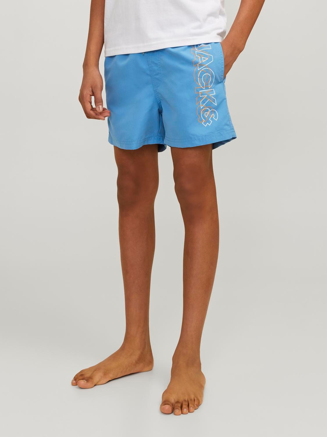 Jack & Jones Junior Badeshorts »JPSTFIJI JJSWIM DOUBLE LOGO LY SN JNR« von Jack & Jones Junior