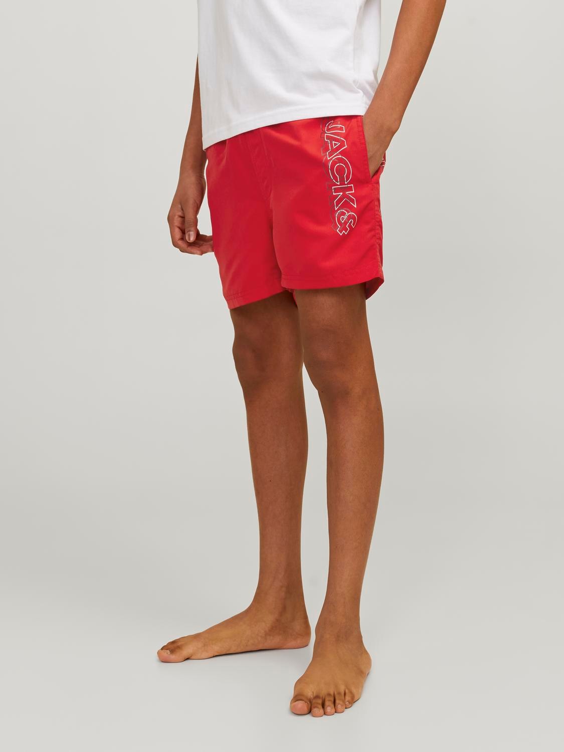 Jack & Jones Junior Badeshorts »JPSTFIJI JJSWIM DOUBLE LOGO LY SN JNR« von Jack & Jones Junior