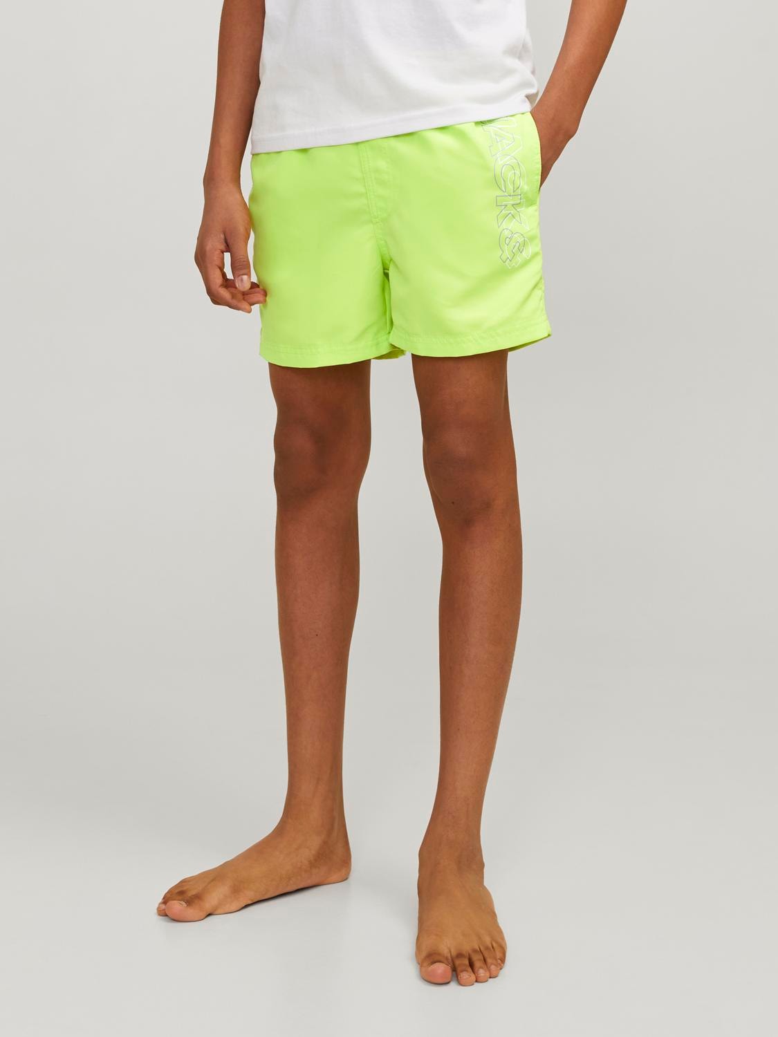 Jack & Jones Junior Badeshorts »JPSTFIJI JJSWIM DOUBLE LOGO LY SN JNR« von Jack & Jones Junior