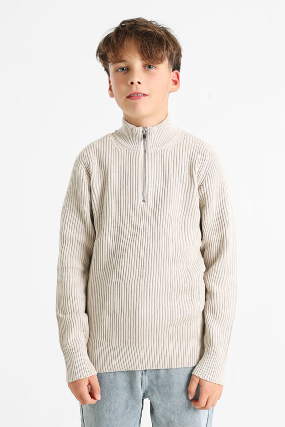 Jack & Jones Junior Blaliam Strickpullover | Greige | Jungen  | 140 von Jack & Jones Junior