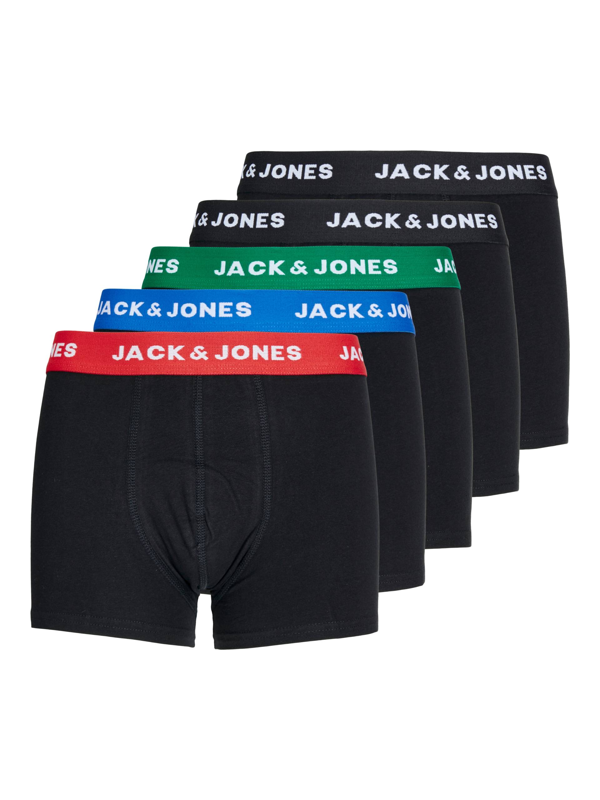 Jack & Jones Junior Boxershorts »JACHUEY TRUNKS 5 PACK NOOS JNR«, (Packung, 5 St.) von Jack & Jones Junior