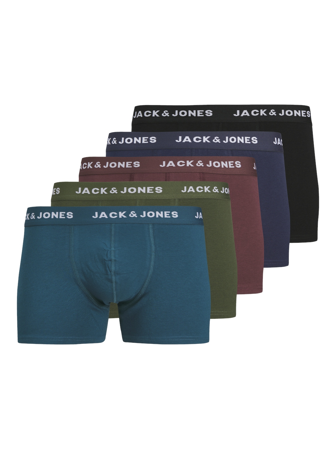 Jack & Jones Junior Boxershorts »JACTEO SOLID TRUNKS 5 PACK JNR«, (Packung, 3 St.) von Jack & Jones Junior