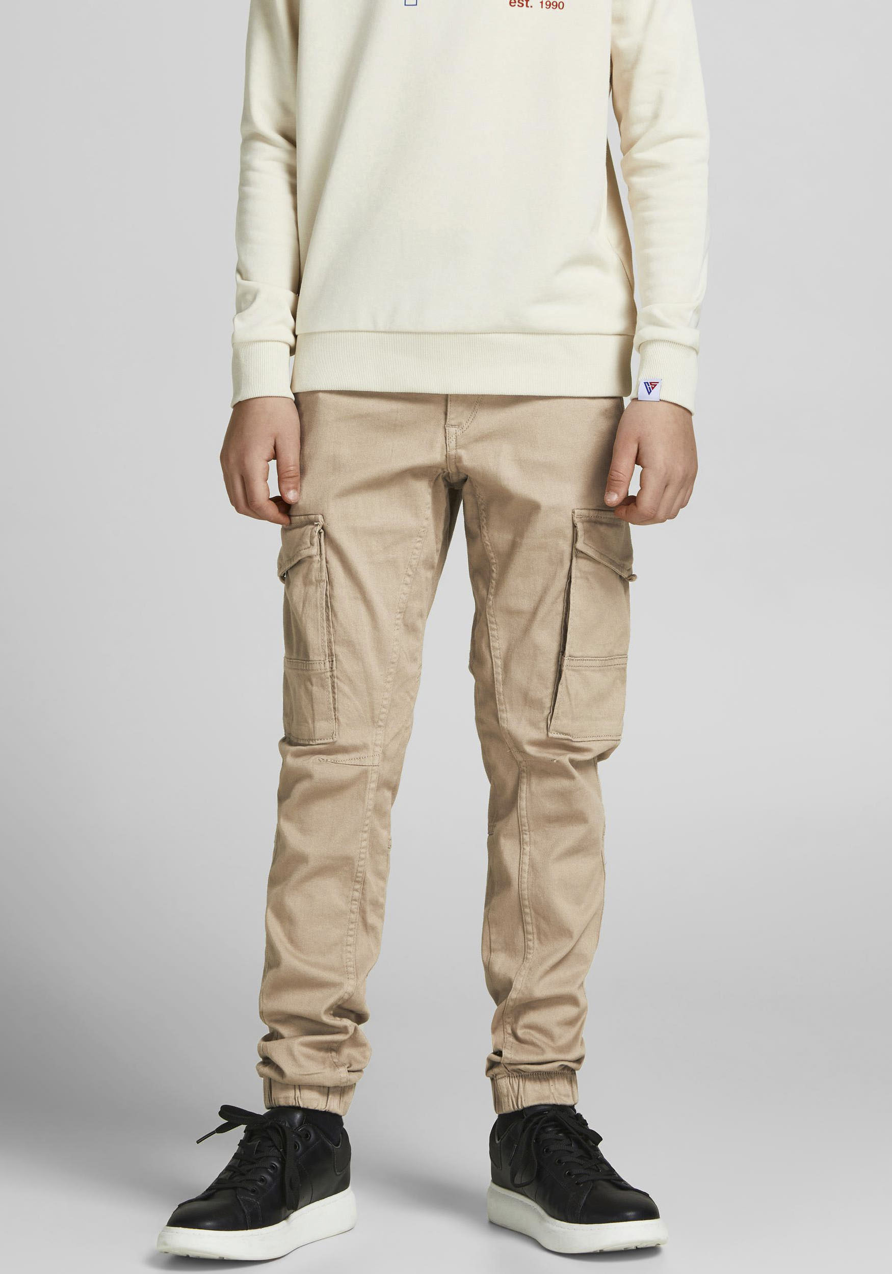 Jack & Jones Junior Cargohose »JPSTPAUL JJFLAKE 1075 CROCKERY NOOS JNR« von Jack & Jones Junior